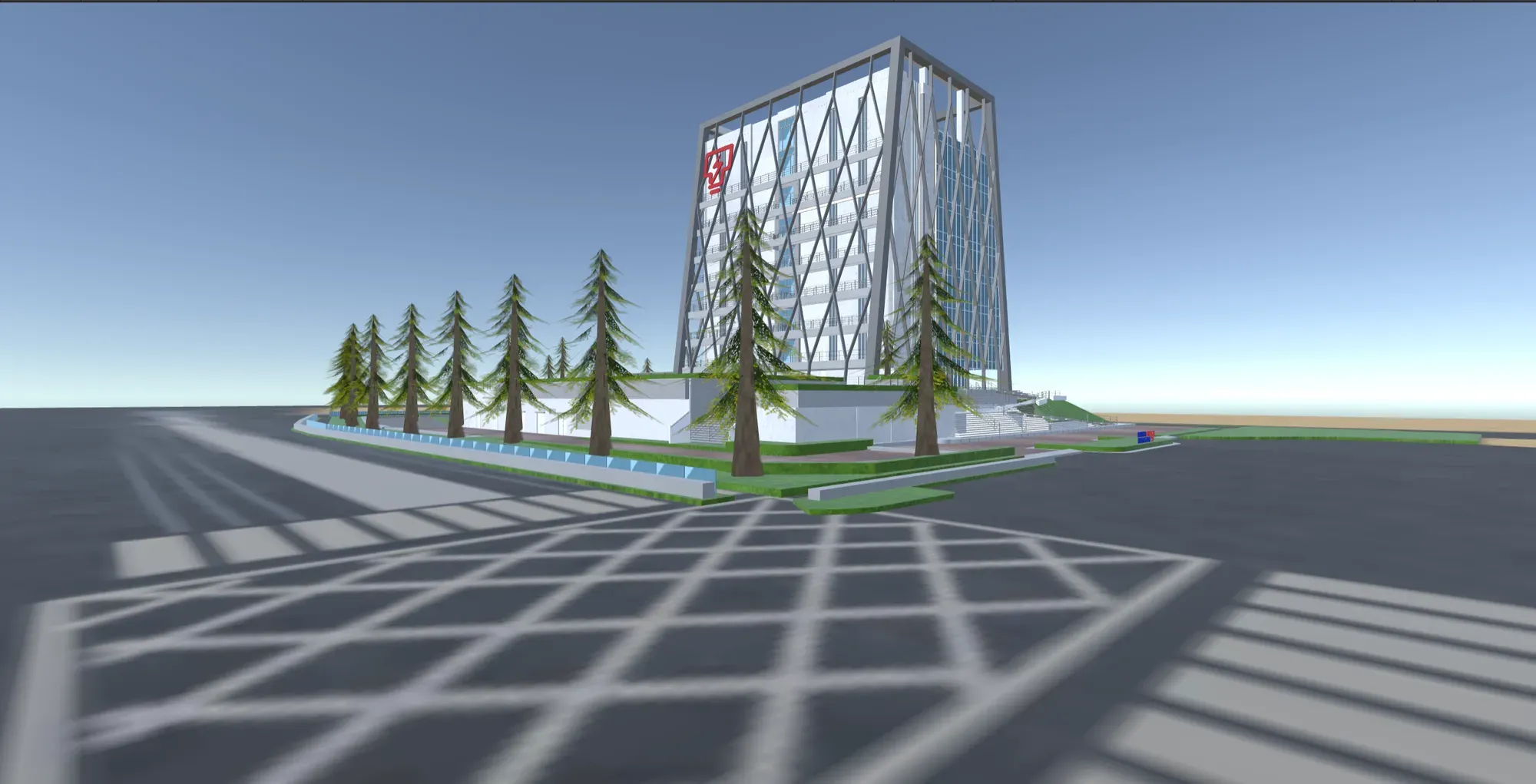 VR High-Rise Architectural Tour headset screen 1
