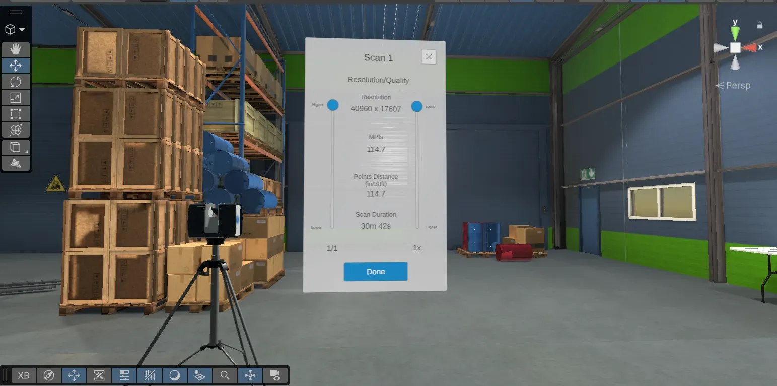 ScannerVR headset screen 1