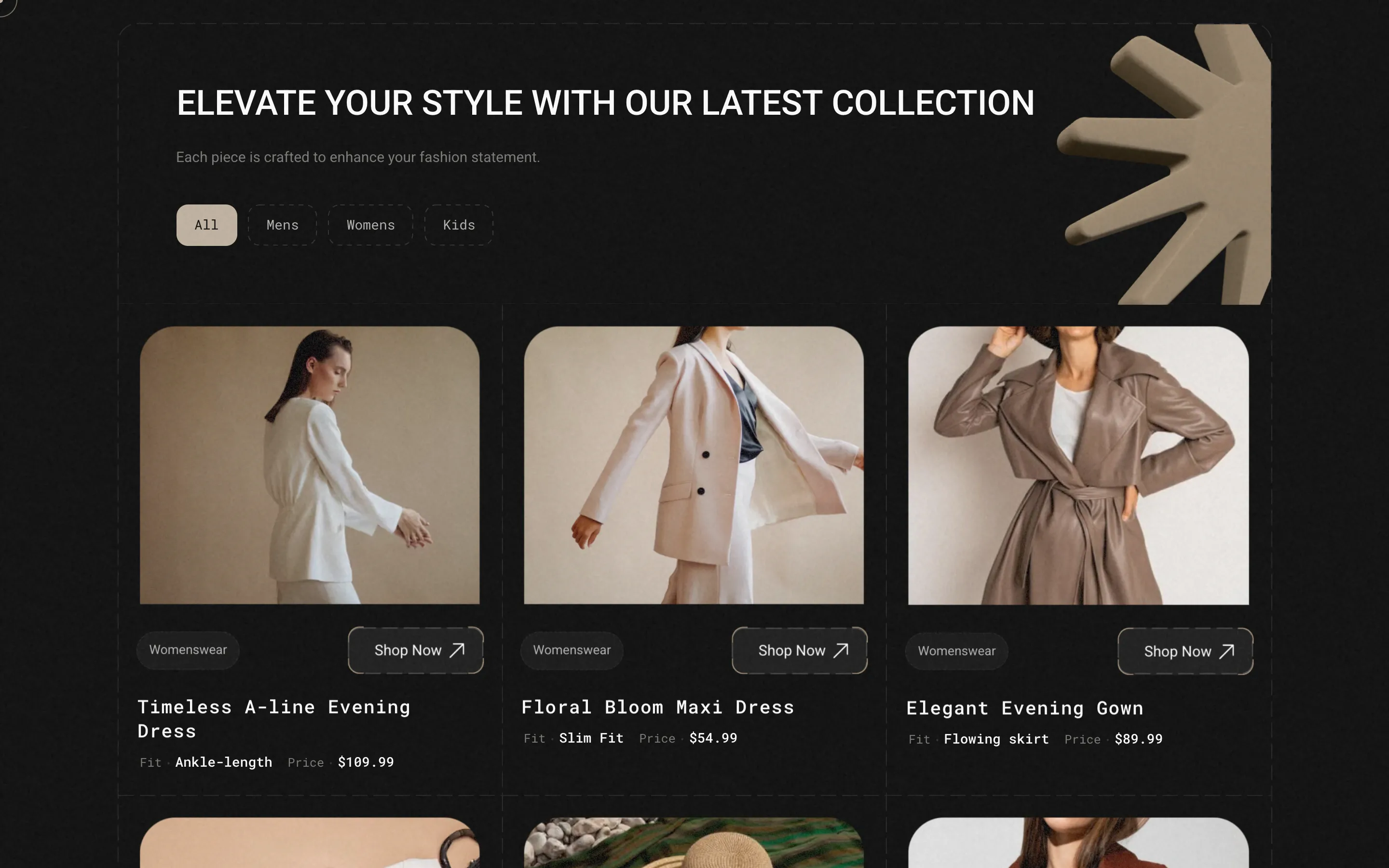 StyleLoom browser screen 4