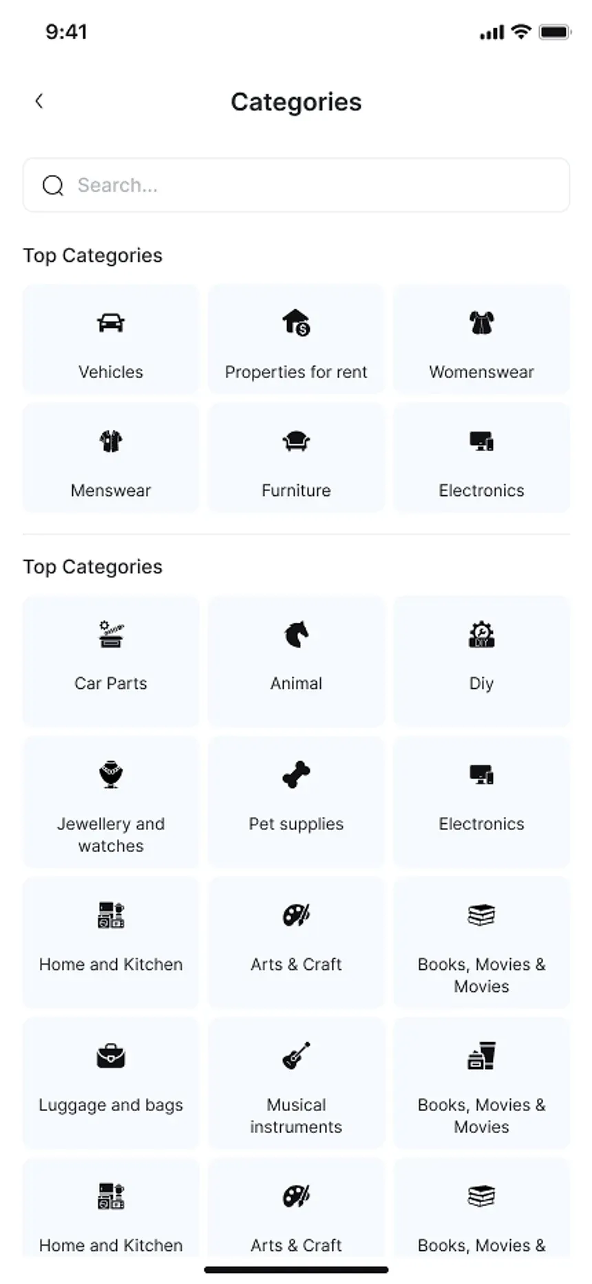 Smart Marketplace phone screen 4