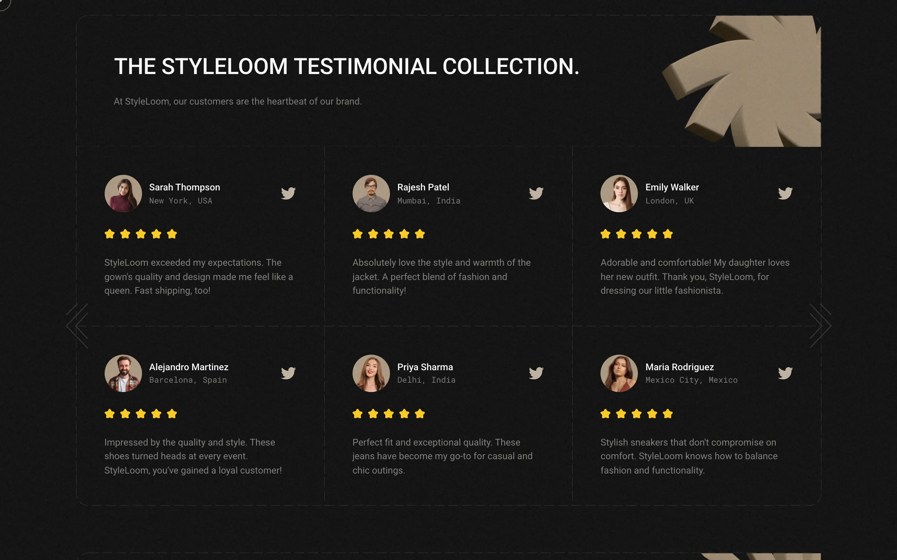 StyleLoom browser screen 5