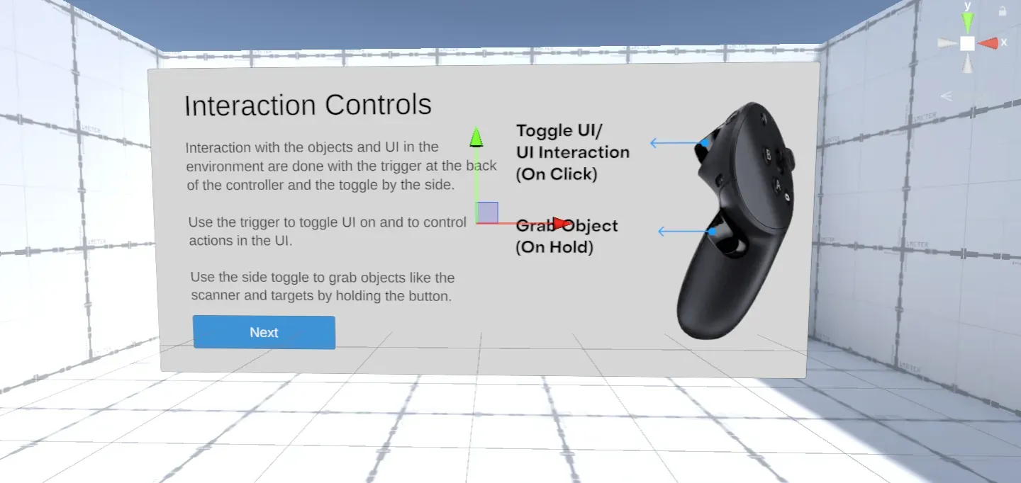 ScannerVR headset screen 9