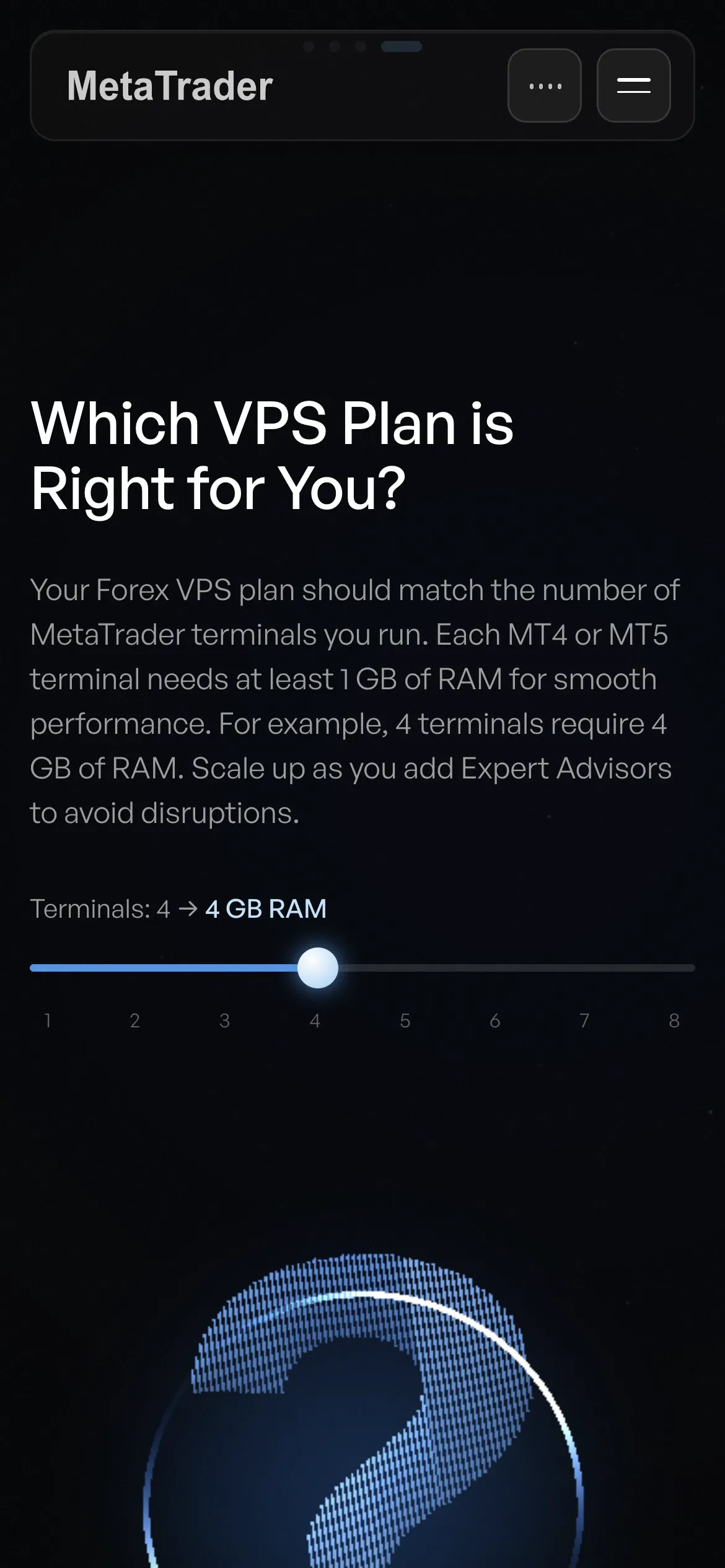 Forex VPS phone screen 9